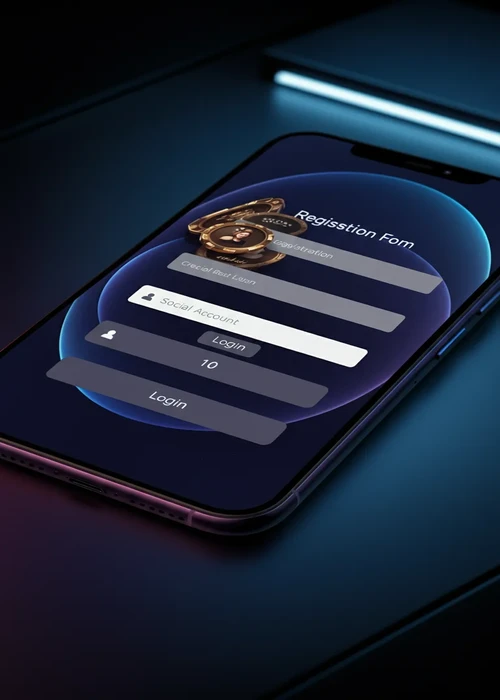 Interface inscription Winspark avec options Google et Twitch